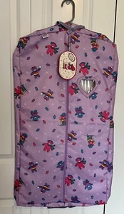 Dance/Travel Garment Bag Girls ITSA' SMASH by ROSECRAFT Kids Purple Bear 18"X33" - Picture 1 of 10