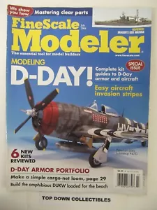 Fine Scale Modeler Magazine July 2004 Modeling D-Day Special Issue - Picture 1 of 2