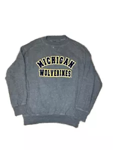 Cadre Michigan Wolverines Grey Sweater Sz Medium Athletic College - Picture 1 of 6
