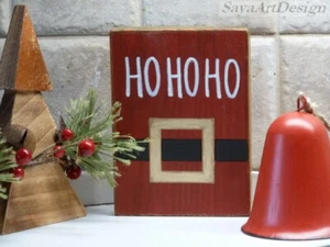 Mini escudo de madera. Decoración árbol de Navidad. Decoración interior de granja - Imagen 1 de 4