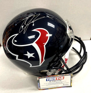 Andre Johnson Signed Houston Texans Full Size Helmet Tri-Star