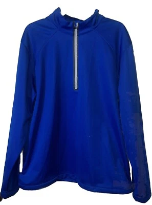 Cortavientos Slazenger Golf Vintage Cuarto Cremallera Talla XL. Azul 2 Bolsillos Foto 1 de 4