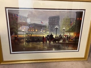 G Harvey Peachtree Street Atlanta Hand signed And Numbered 244/250 - Picture 1 of 2