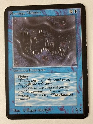 Magic the Gathering MTG Alpha Phantom Monster MP+ (Beta Bob) - Image 1 of 2