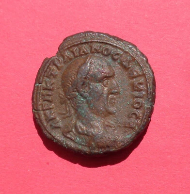 Emperador TRAJAN DECIUS Billon Tetradracma RX Águila EGIPTO XF Foto 1 de 2