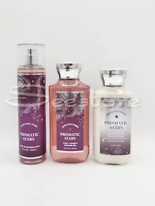 Bath & Body Works Prismatic Stars Body Mist Shower Gel & Body Lotion Set of 3 - Picture 1 of 1