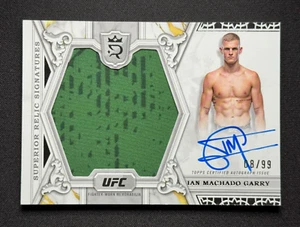 Ian Machado Garry 💥 CARTOLINA FIRMA RELIQUIA SUPERIORE /99! 2024 Topps Royalty UFC - Foto 1 di 5
