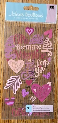 Pegatinas Jolees Corazones Día de San Valentín Sé Mío Todo Tu Cupido Tan Lindas Amor Verdadero Foto 1 de 4