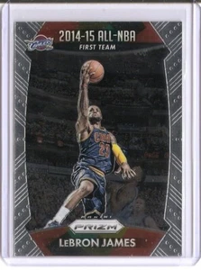 2015-16 Panini Prizm LeBron James All-NBA 1st Team Card #375 Cleveland Cavaliers - Picture 1 of 2