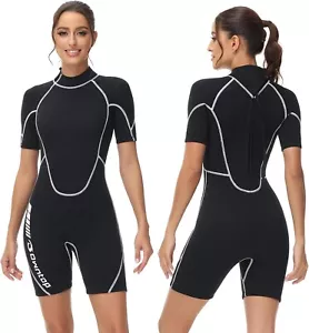 Owntop 3/2mm Shorty Neoprenanzug Damen XXL mit Etikett B-Ware!!! - Bild 1 von 11