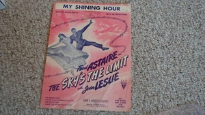 SHEET MUSIC MY SHINING FRED ASTAIRE THE SKYS THE LIMIT JOAN LESLIE 1943 BX U - Picture 1 of 2
