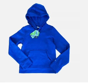 DSG Boy’s Tricot Hoodie Sweatshirt Kangaroo Pockets Heather Blue - Picture 1 of 2