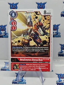 Digimon Card - MetalGreymon: Alterous Mode BT5-015 - Rare - Battle of Omni - NM - Picture 1 of 2