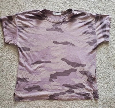 Camiseta para mujer Rag & Bone talla S gris camuflada Foto 1 de 4