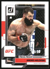 2023 Donruss UFC Press Proof Purple #186 Andrei Arlovski