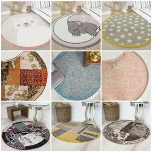 Soft Circle Round Table Rugs Mat - Picture 1 of 29