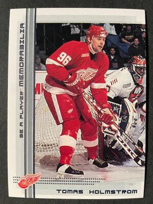 Tomas HOLMSTROM 2000-01 In The Game Be A Player Memorabilia #381 Detroit - Image 1 of 2