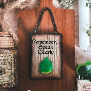 Wizarding Trunk Harry Potter Magic Travel Floo Powder Mantle Sign Speak Clearly - Picture 1 of 2