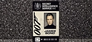 James Bond 007 Novelty ID MADE ON METAL/ALUMINUM - Picture 1 of 2