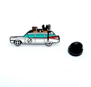 ECTOMOBILE PIN Ghostbusters Auto Ecto-1 Film Geist Geschenk Emaille Revers Brosche - Bild 1 von 4