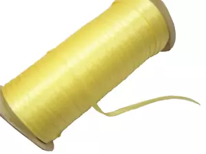 Yellow Ribbon, Schiff Maize SF Satin Ribbon 1/4 inch wide x 10 yards, Bin 18 - Picture 1 of 3