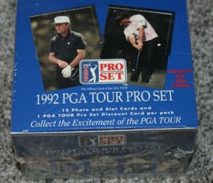VINTAGE 1992 PGA Tour Pro Set Golf  Box Sealed 36 Packs 