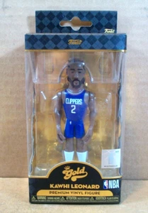Funko Oro ~ Kawhi Leonard ~ Clippers de la NBA ~ 5" Figura Vinilo Premium ~ Nuevo en Caja - Imagen 1 de 7