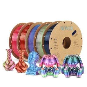 Sovol Silk PLA Filament 1.75mm 3D Printing Material Coextrusion PLA Filament - Afbeelding 1 van 29