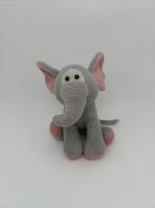 Just For You Mega Toy Gray Elephant Plush Stuffed Animal Big Ears Pink 6In…P8 - Picture 1 of 15
