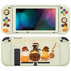 PlayVital ZealProtect Schutzhülle für Nintendo Switch Drillinge Kürbis Katzen - Bild 1 von 10