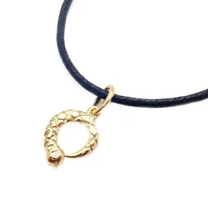 Temple St Clair 18k Snake Serpent Charm Cord Bracelet - Picture 1 of 4