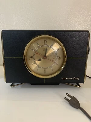 Radio reloj tubo vacío vintage Crosley funcionando modelo JC 6BK Foto 1 de 4