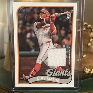 2024 Topps Update Luis Maria 1989 Jersey Relic Giants - Picture 1 of 2