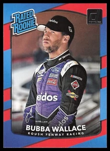 2018 Donruss Racing NASCAR Base Set Rated Rookie #27 Bubba Wallace - Picture 1 of 2