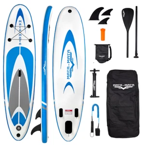 MATA MATA Blue Stream 10' Stand Up Paddle Board with Premium SUP Accessories - Picture 1 of 7