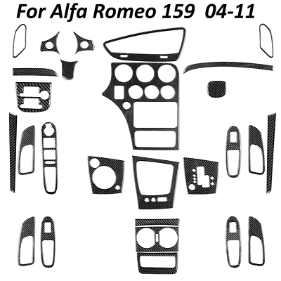 Полные комплекты отделки салона из настоящего углеродного волокна для Alfa Romeo 159 2004-11 32 шт. - Изображение 1 из 4