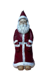 Vela de Navidad rústica de Papá Noel Pottery Barn 9,29′′ grande sin quemar vacaciones - Imagen 1 de 4