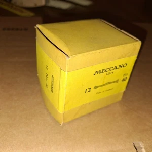 #40 MECCANO EMPTY ORIGINAL TRADE/DEALER BOX FOR 12 X HANK CORD(NO REPAIRS) - Picture 1 of 2