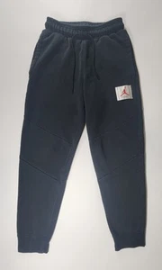 Nike Air Jordan Joggers Mens S Black Flight Essentials Statement Fleece Pants - Picture 1 of 12