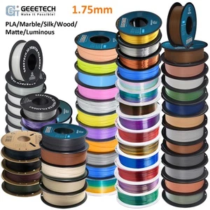 (BUY 6 GET 4 FREE,Add 10)Geeetech 3D Printer Filament ABS+/PETG/PLA 1.75mm 1KG - Picture 1 of 138