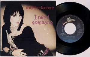 JOAN JETT & THE BLACKHEARTS 'I Need Someone' 1984 French promotional 7" - Picture 1 of 2