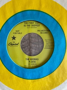 KOOBAS - WalkingOut / First cut is the Deepest - 1968 Capitol promo 7" HEAR - Picture 1 of 2