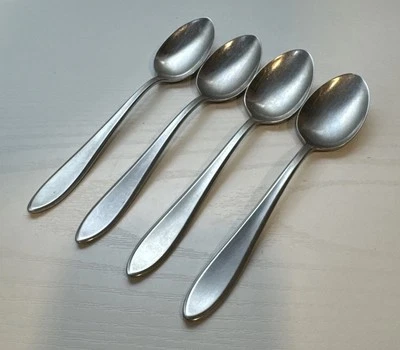 WMF Cromargan Germany SHADOWPOINT Teaspoons Stainless 6" - Set Of 4 - Image 1 of 4