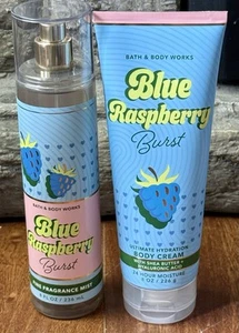 ALL NEW Bath and Body Works Blue Raspberry Burst Cream & Mist Summer 2025 - Picture 1 of 1
