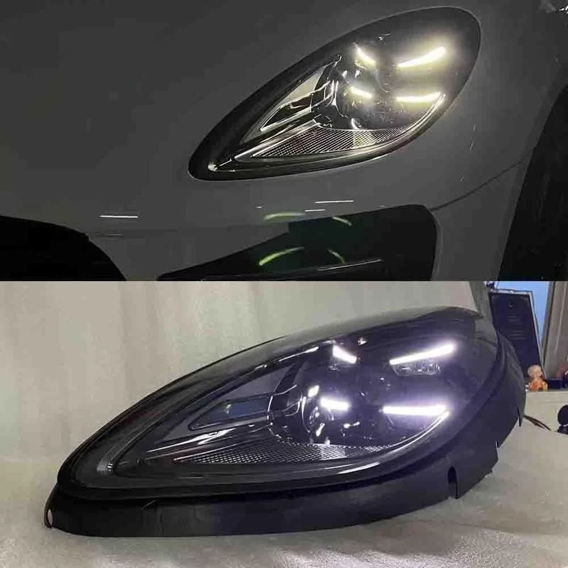 Actualización de faros LED de animación de matriz láser para Porsche Macan 2014-2022 2024 Foto 1 de 1