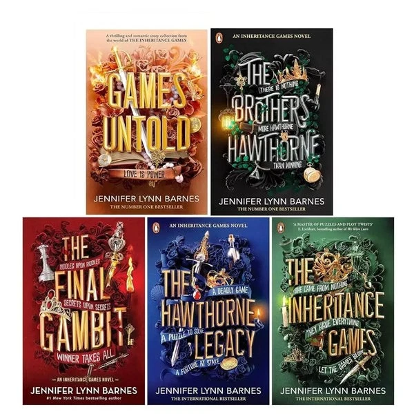 The Inheritance Games Series By Jennifer Lynn Barnes 5 Books Collection Set - Image 1 of 1