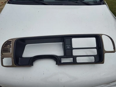 ✅ 1995 - 1998 雪佛兰 gmc silverado sierra 棕褐色仪表板边框 原始设备制造商 96 97 乐器  — 第 1/4 张图片