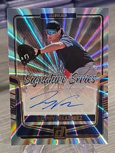 Ralphy Velásquez 2024 Donruss Signature Series Autógrafo Cleveland Guardians - Imagen 1 de 3