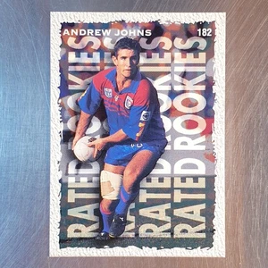 1995 Rugby League NRL Dynamic Series 1 Rated Rookies Card #182 Andrew Johns - Picture 1 of 2