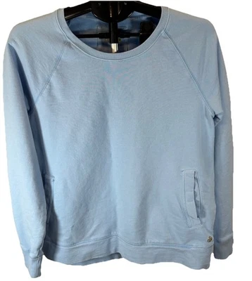 Sudadera Pullover Lilly Pulitzer Luxletic Beach Comber Azul Talla Grande Foto 1 de 4